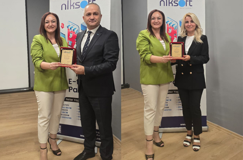 KOBİ’ler İçin Dönüşüm Başlıyor Seminerimizde Konuşmacılarımıza Plaketlerini Takdim Ettik